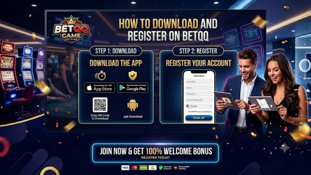 BetQQ Game APK download screen Pakistan Android 2025