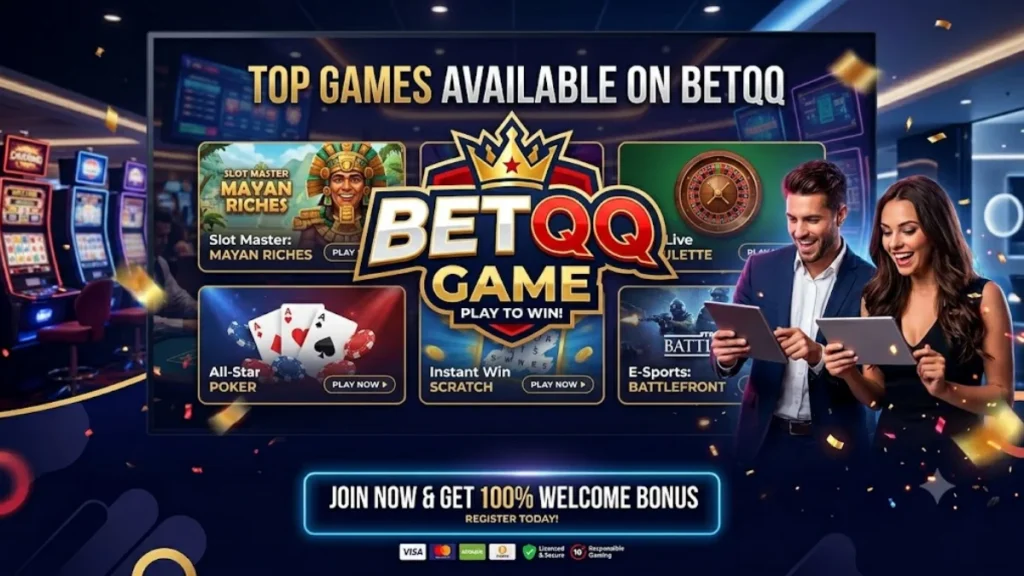 BetQQ game top games avilable pakisan 2026