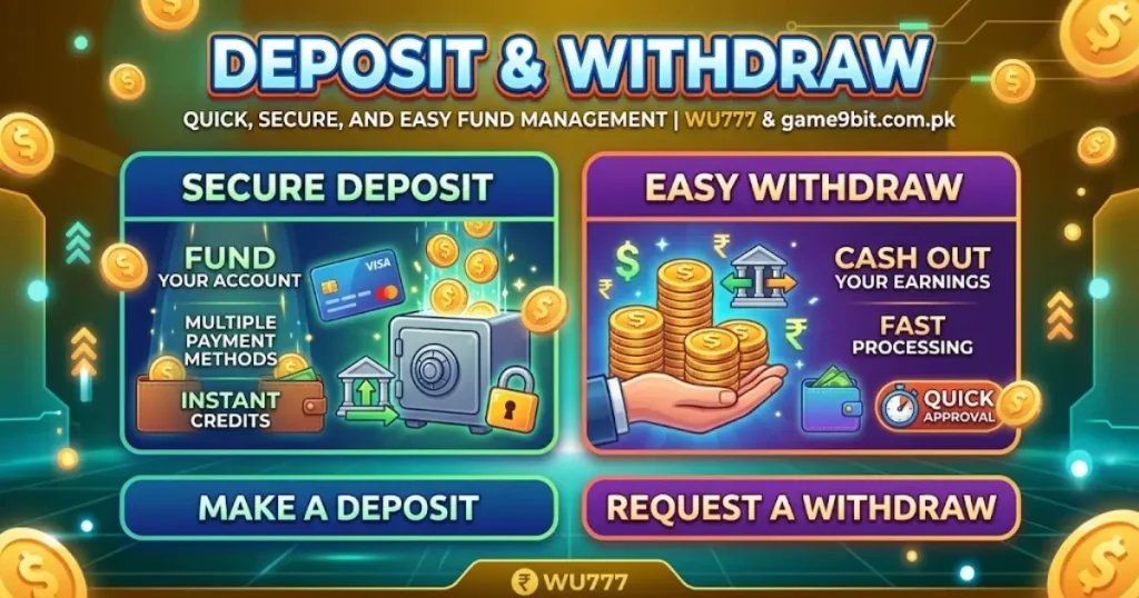 WU777 Game deposit and withdraw Android 2026